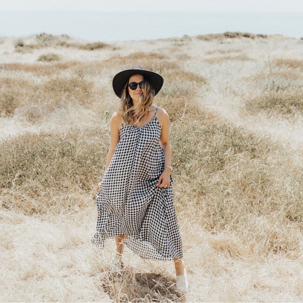 CJLA gingham Kennedy dress